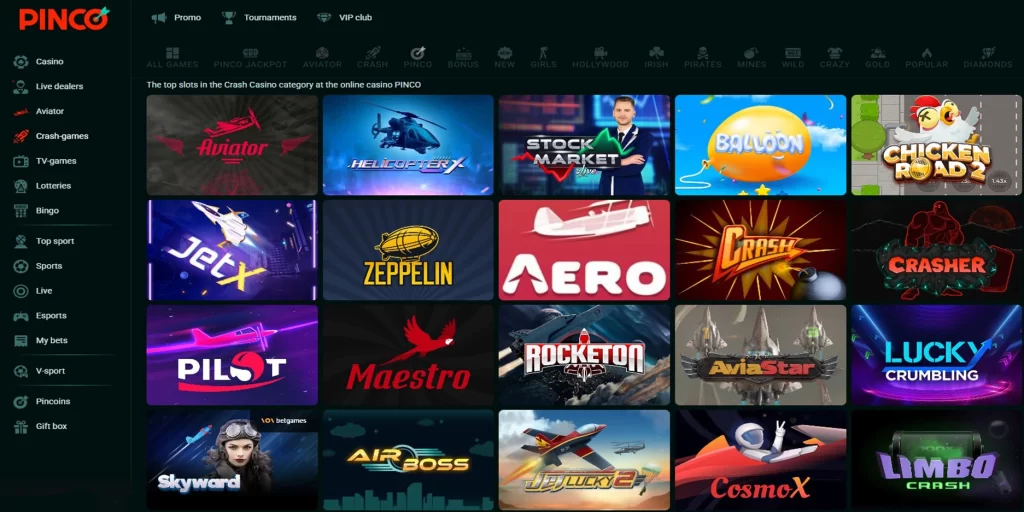 casino pinco online